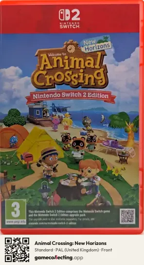 Animal Crossing: New Horizons Nintendo Switch 2, United Kingdom box front