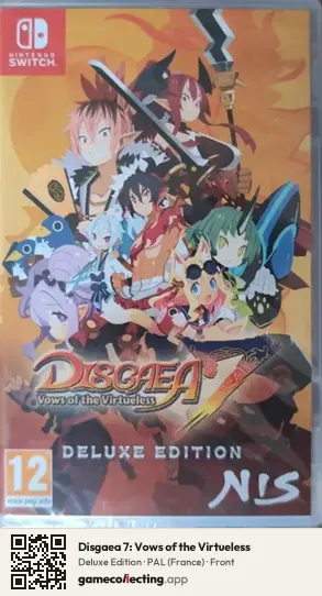 Disgaea 7: Vows of the Virtueless Nintendo Switch, France box front