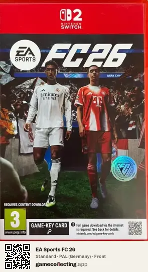 EA Sports FC 26 Nintendo Switch 2, Germany box front