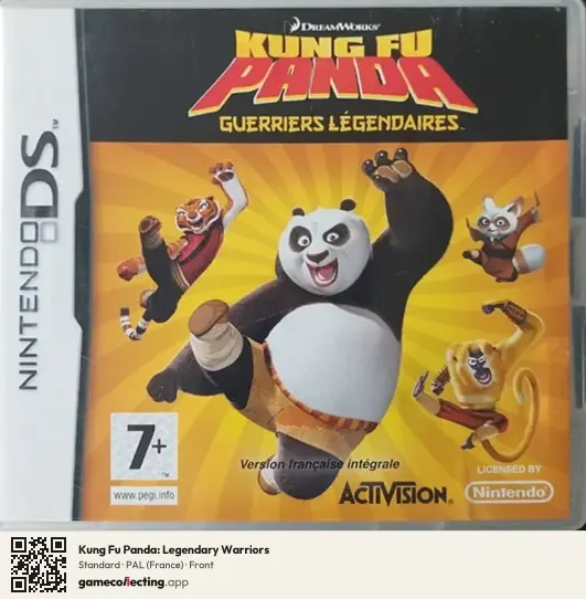 Kung Fu Panda: Legendary Warriors Nintendo DS, France box front