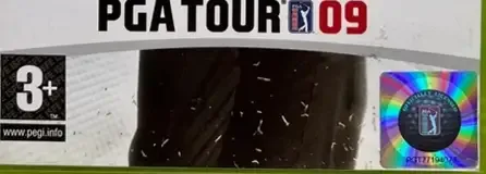 Tiger Woods PGA Tour 09, the PEGI square on its front