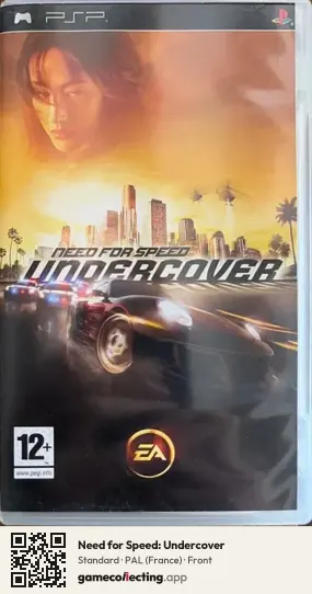 Need for Speed: Undercover PlayStation Portable, France box front