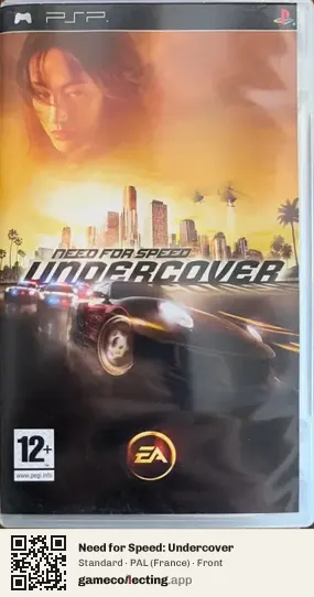 Need for Speed: Undercover PlayStation Portable, France box front