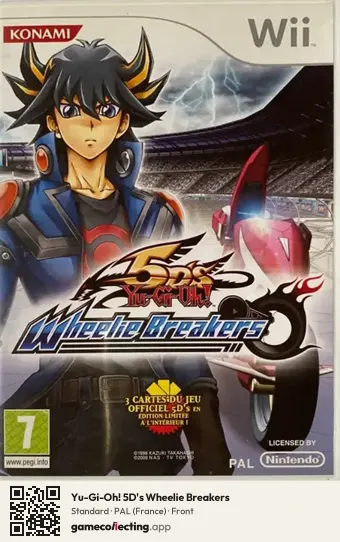 Yu-Gi-Oh! 5D's Wheelie Breakers Nintendo Wii, France box front