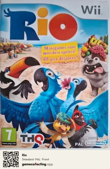 Rio Nintendo Wii, PAL box front
