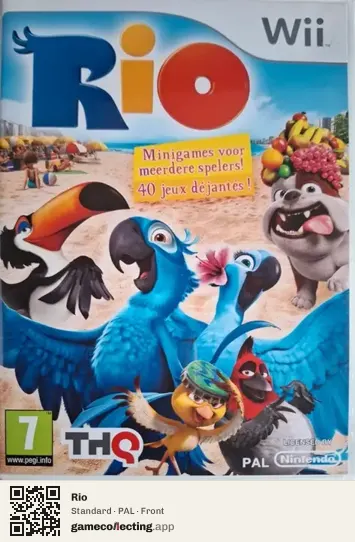 Rio Nintendo Wii, PAL box front