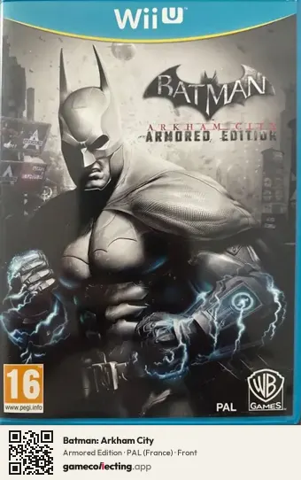 Batman: Arkham City Nintendo Wii U, France box front