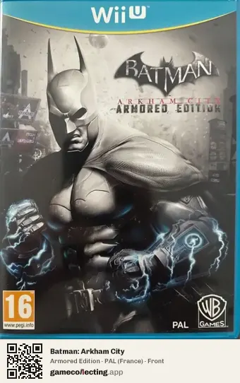 Batman: Arkham City Nintendo Wii U, France box front