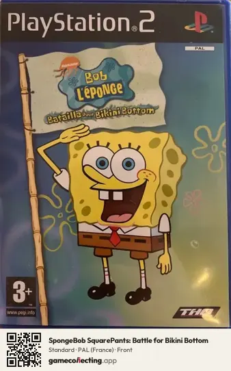 SpongeBob SquarePants: Battle for Bikini Bottom PlayStation 2, France box front
