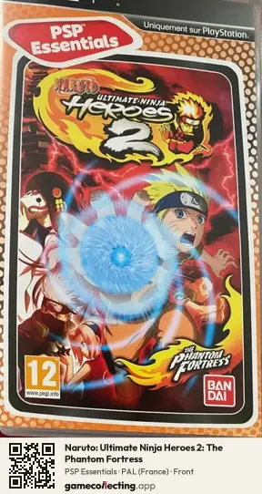 Naruto: Ultimate Ninja Heroes 2: The Phantom Fortress PlayStation Portable, France box front