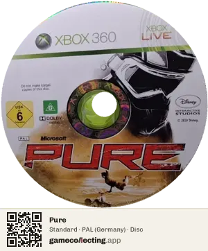 Pure Xbox 360, PAL disc