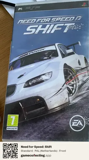 Need for Speed: Shift PlayStation Portable, Netherlands box front