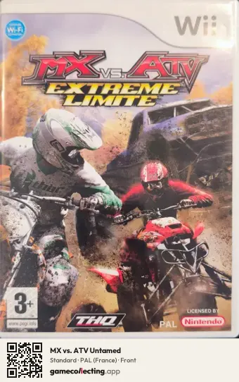 MX vs. ATV Untamed Nintendo Wii, France box front