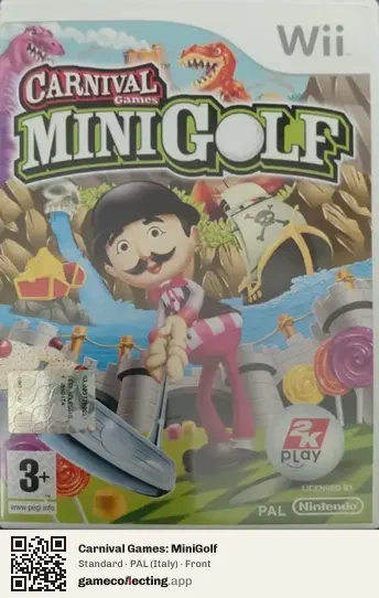 Carnival Games: MiniGolf Nintendo Wii, Italy box front