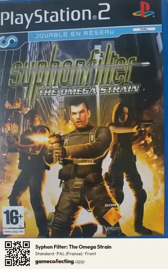 Syphon Filter: The Omega Strain PlayStation 2, France box front