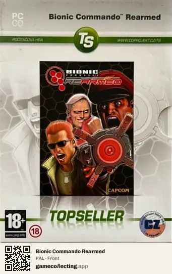 Bionic Commando Rearmed Computer, PAL box front