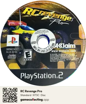 RC Revenge Pro PlayStation 2, NTSC disc
