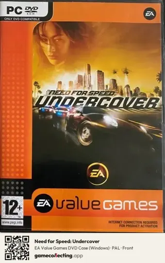 Need for Speed: Undercover Computer, PAL box front