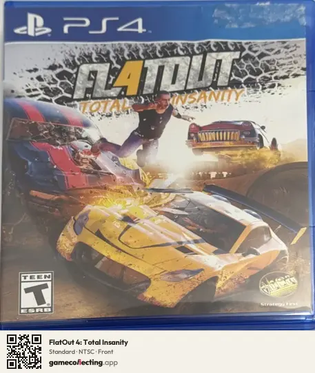 FlatOut 4: Total Insanity PlayStation 4, NTSC box front