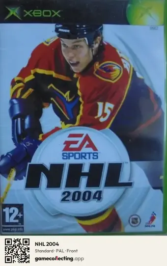 NHL 2004 Xbox, PAL box front