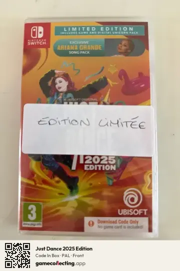 Just Dance 2025 Edition Nintendo Switch, PAL box front