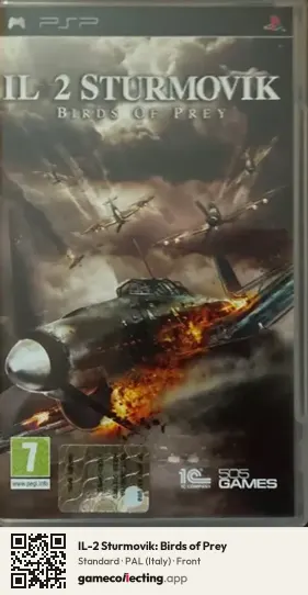 IL-2 Sturmovik: Birds of Prey PlayStation Portable, Italy box front