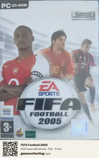 FIFA Football 2005 Computer, PAL box front