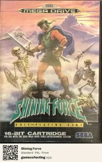 Shining Force Sega Mega Drive / Genesis, PAL box front
