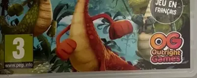 Gigantosaurus: The Game, the PEGI square on its front