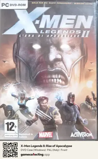 X-Men Legends II: Rise of Apocalypse Computer, Italy box front