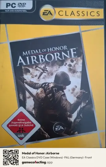 Medal of Honor: Airborne Computer, Germany box front