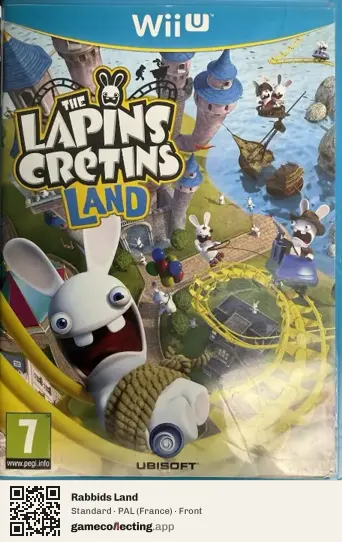Rabbids Land Nintendo Wii U, France box front