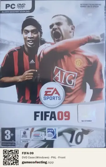 FIFA 09 Computer, PAL box front