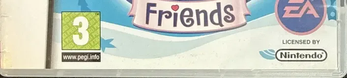 Littlest Pet Shop: Beach Friends, the PEGI square on its front