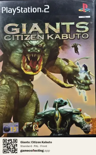 Giants: Citizen Kabuto PlayStation 2, PAL box front