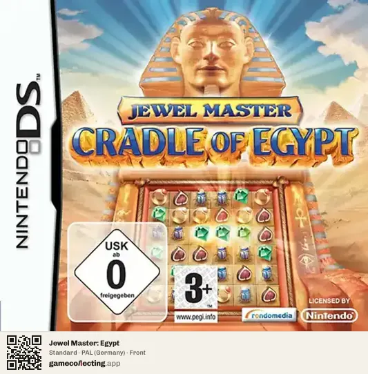 Jewel Master: Egypt Nintendo DS, Germany box front