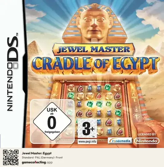 Jewel Master: Egypt Nintendo DS, Germany box front