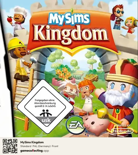 MySims Kingdom Nintendo DS, Germany box front
