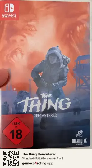 The Thing: Remastered Nintendo Switch, Germany box front