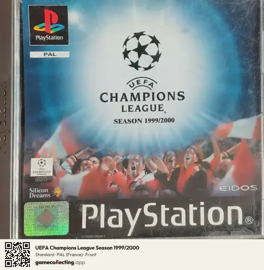 UEFA Champions League Season 1999/2000 PlayStation, France box front