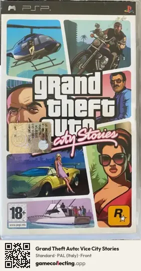 Grand Theft Auto: Vice City Stories PlayStation Portable, Italy box front