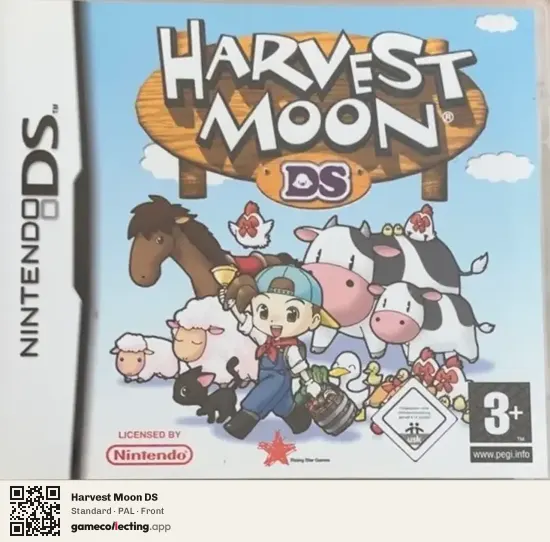 Harvest Moon DS Nintendo DS, PAL box front