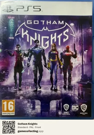 Gotham Knights PlayStation 5, PAL box front