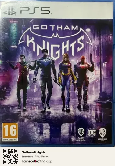 Gotham Knights PlayStation 5, PAL box front
