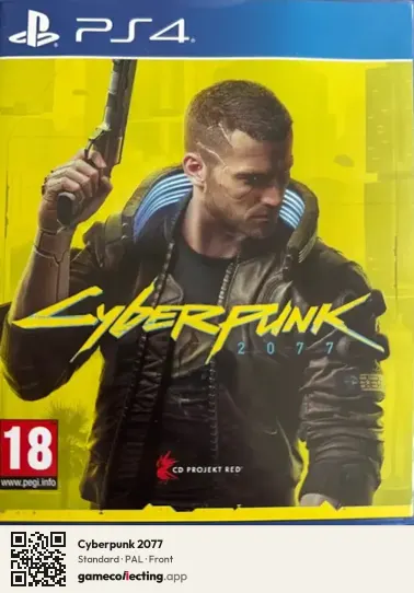 Cyberpunk 2077 PlayStation 4, PAL box front