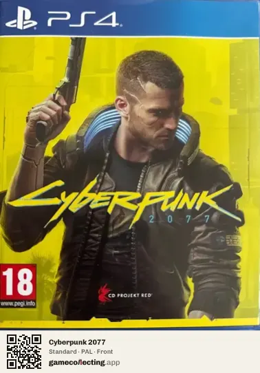 Cyberpunk 2077 PlayStation 4, PAL box front