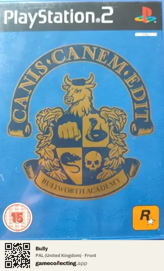Bully PlayStation 2, United Kingdom box front