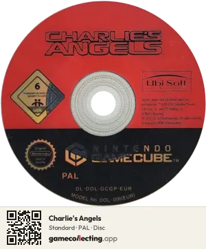 Charlie's Angels Nintendo GameCube, PAL disc
