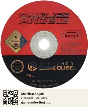 Charlie's Angels Nintendo GameCube, PAL disc