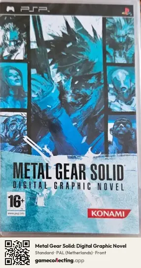 Metal Gear Solid: Digital Graphic Novel PlayStation Portable, Netherlands box front